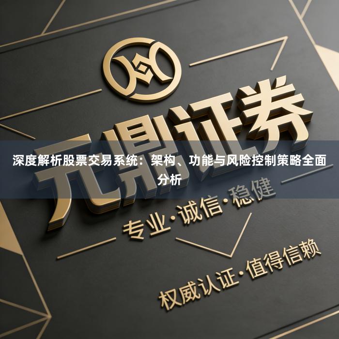 深度解析股票交易系统：架构、功能与风险控制策略全面分析